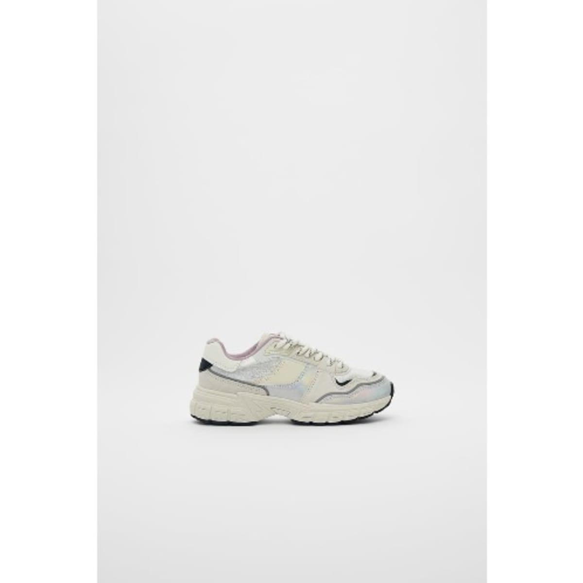 Zara 2025 iridescent sneakers