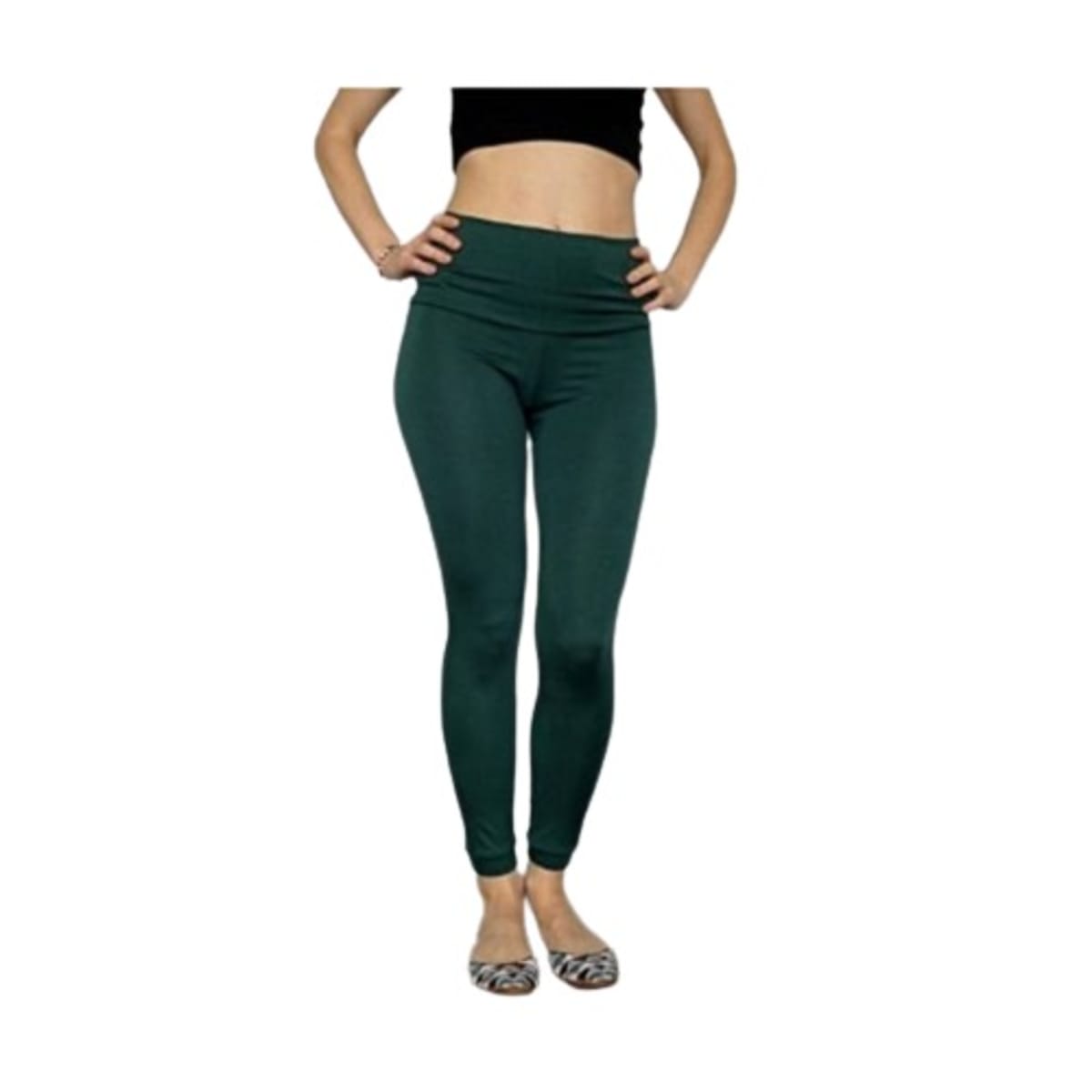 Green sale leggings ladies