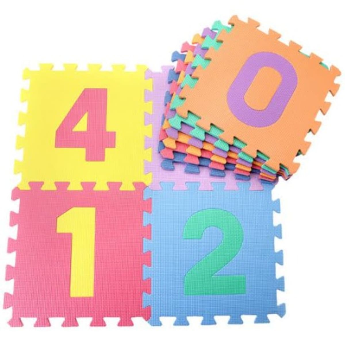 Number shop puzzle mat