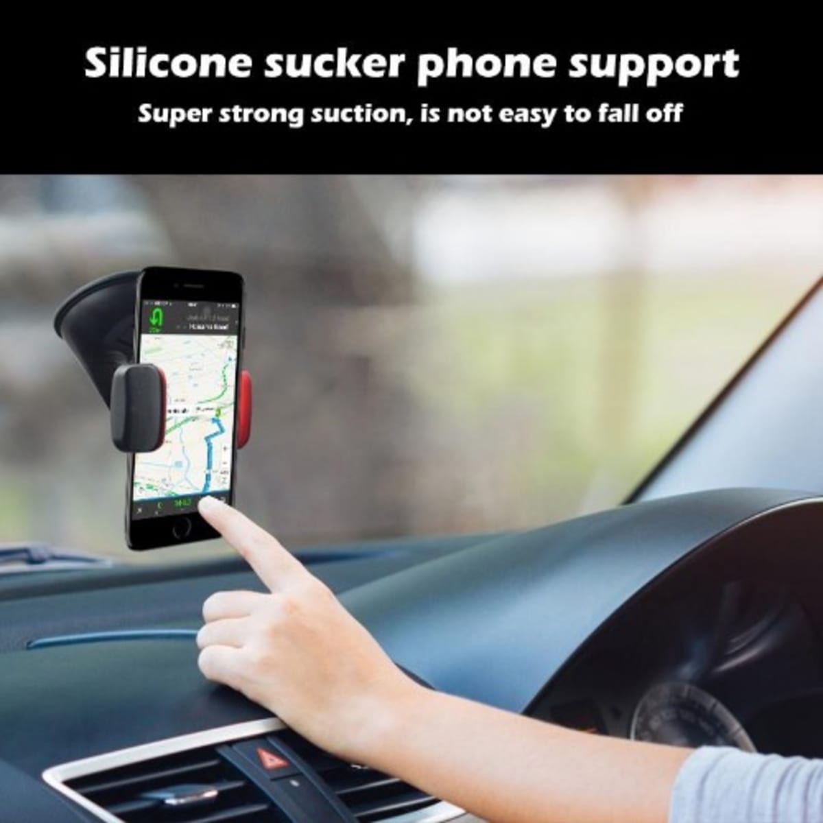 Universal Mount Mobile Phone Silicone Sucker Car Phone Holder