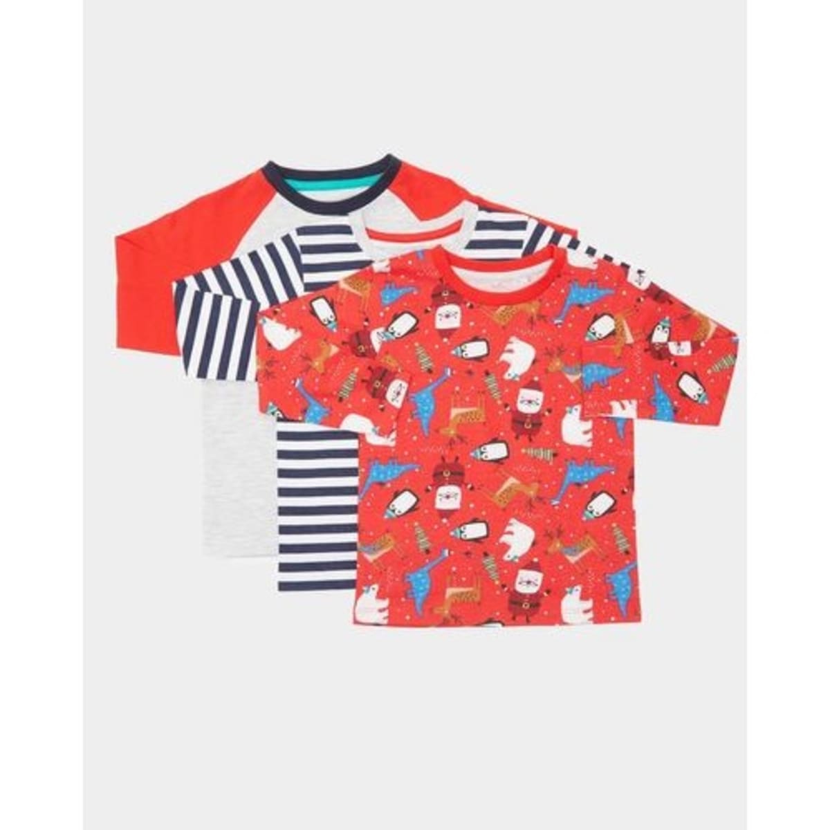 Dunnes Baby Boy 3 Pack Tops Red Konga Online Shopping