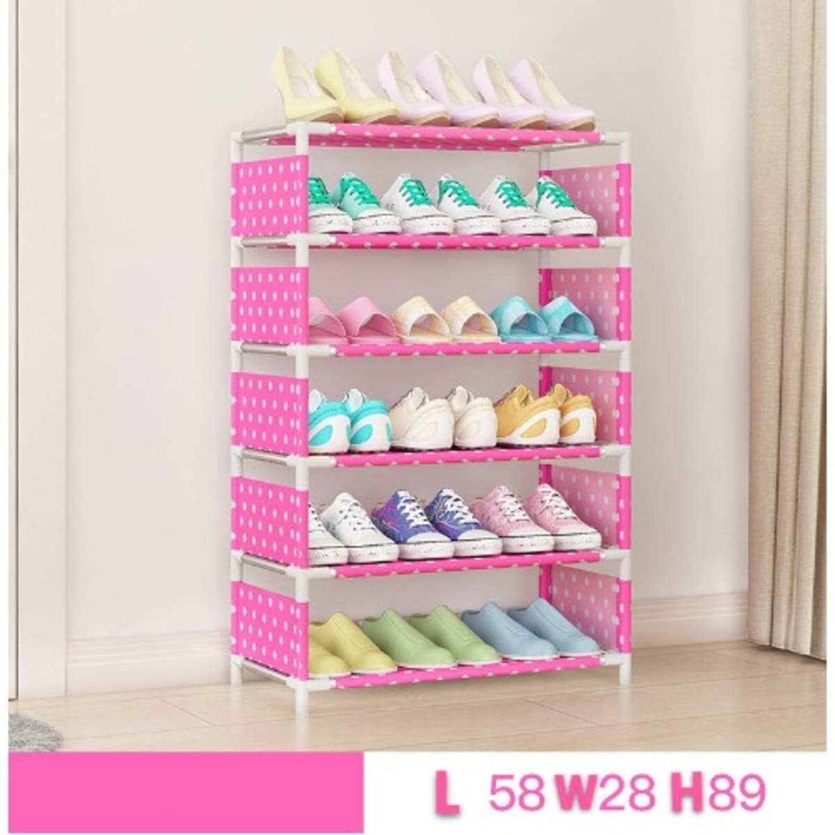 Girls discount shoe rack