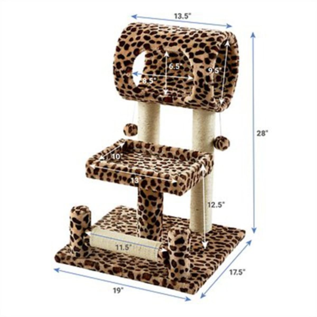 TD Cat Condo Activity Tree House Leopard Skin Konga Online
