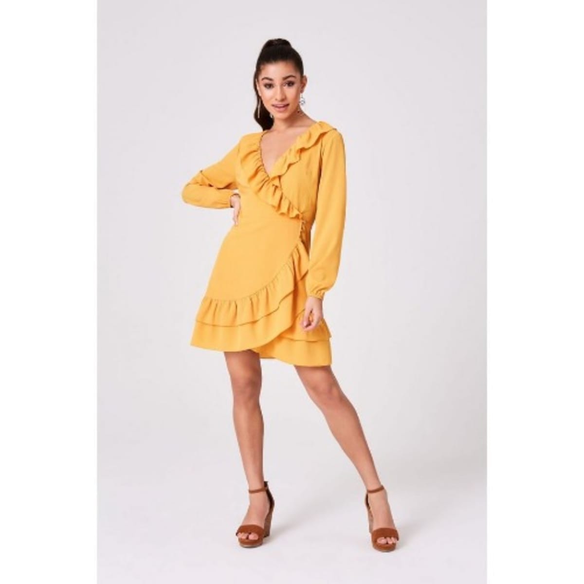 Mustard dress dorothy perkins outlet