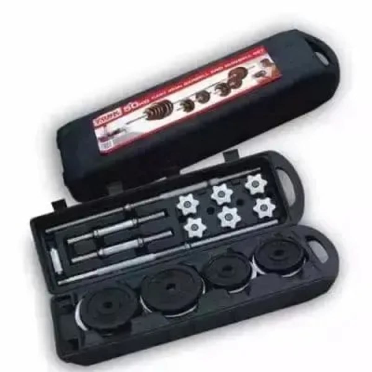 York 50kg chrome dumbbell set clearance