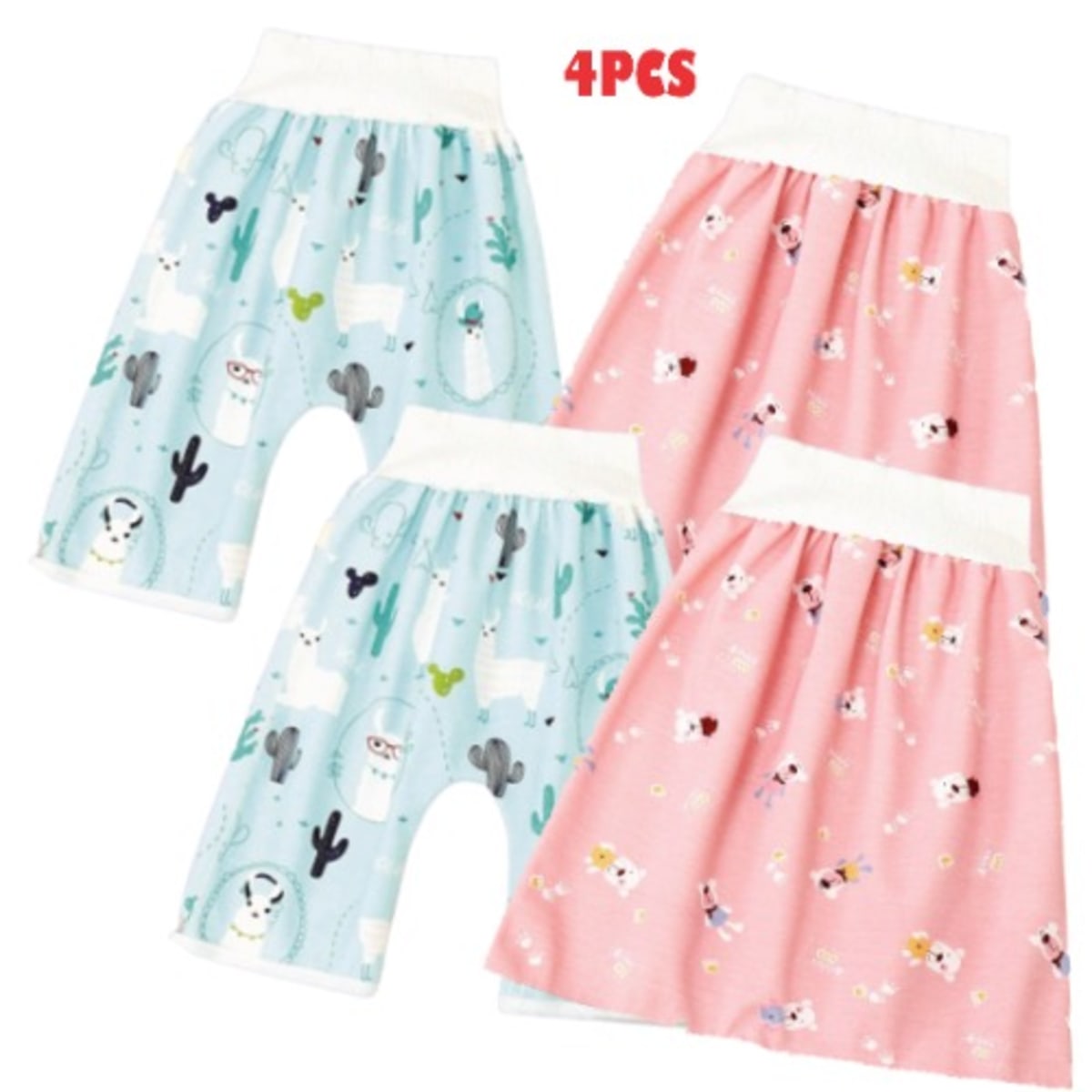 Kids Reusable Cloth Diaper Urine Absorber shorts Skirt 0