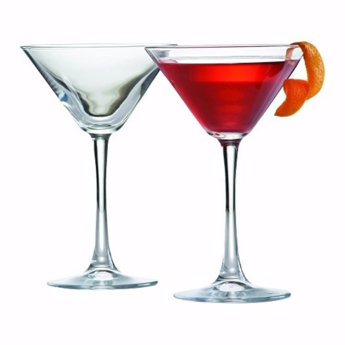 Cocktail shop glass cups