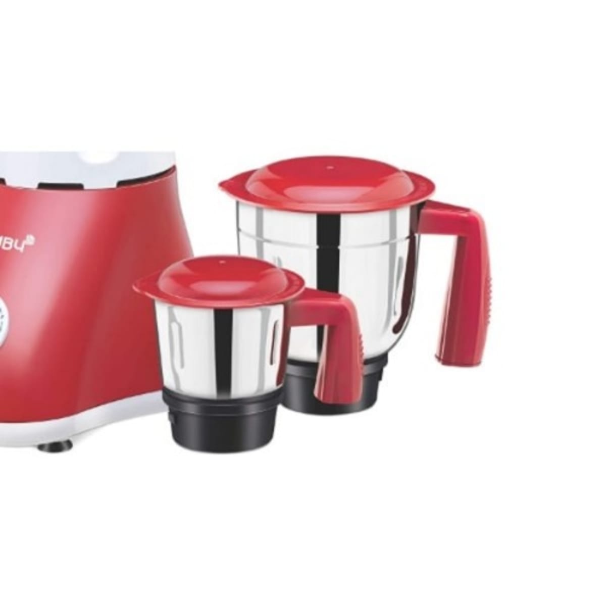 Bajaj Ruby Mixer Grinder With 3 Jar 500w Red Konga Online