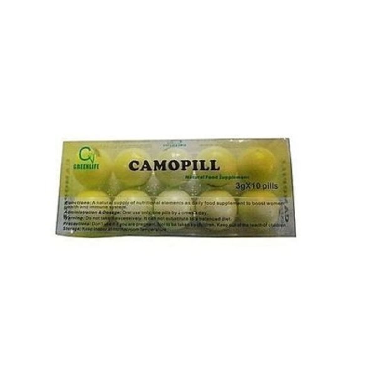 Health Aid Camopill Breast Cancer Tumor And Enlarged Liver