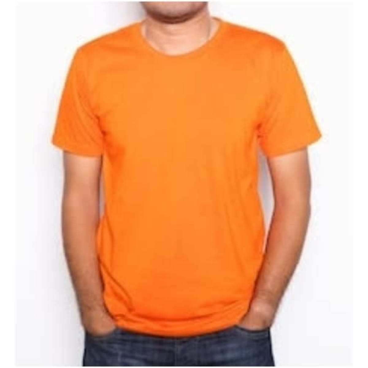 Plain sales orange shirt