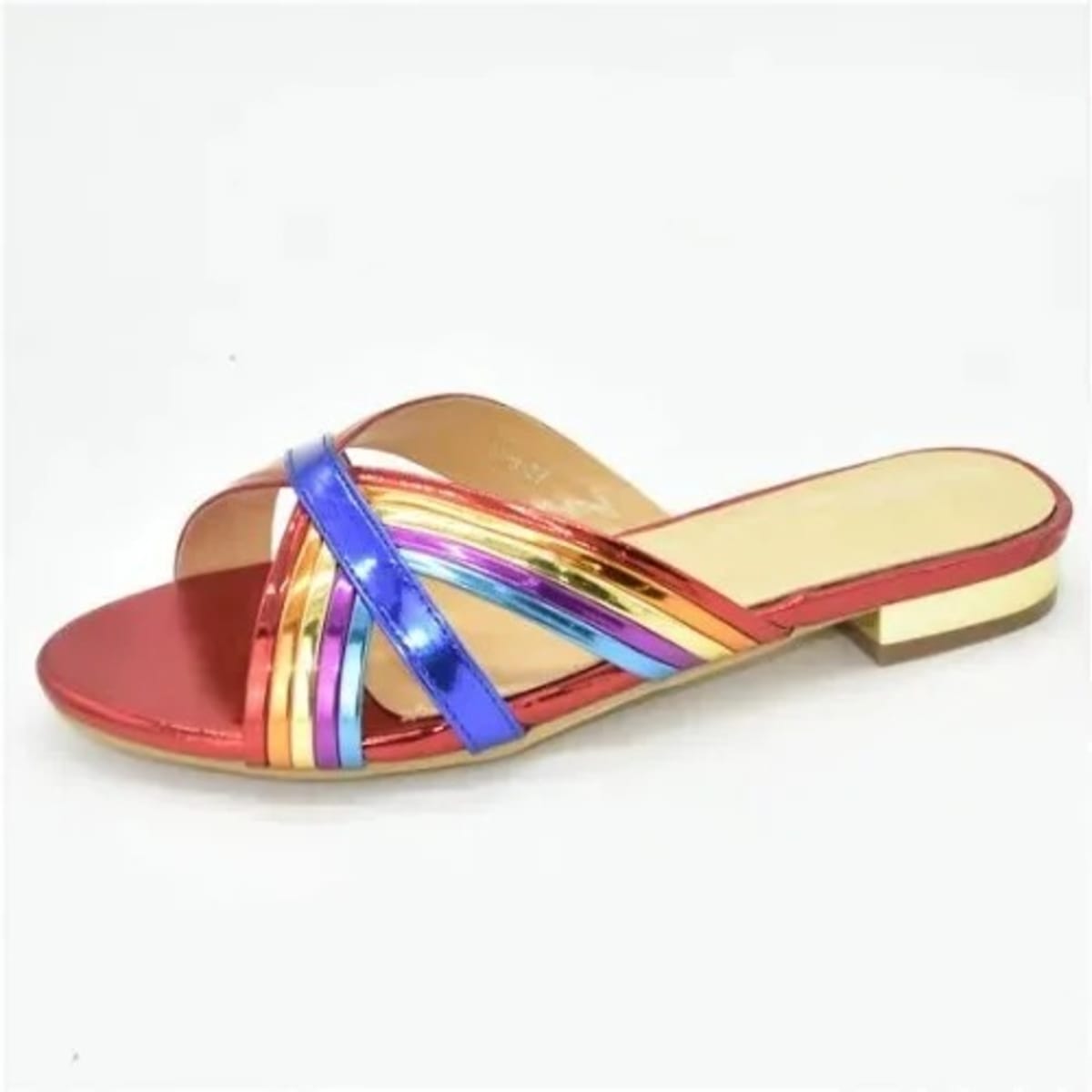 Multi best sale coloured slippers