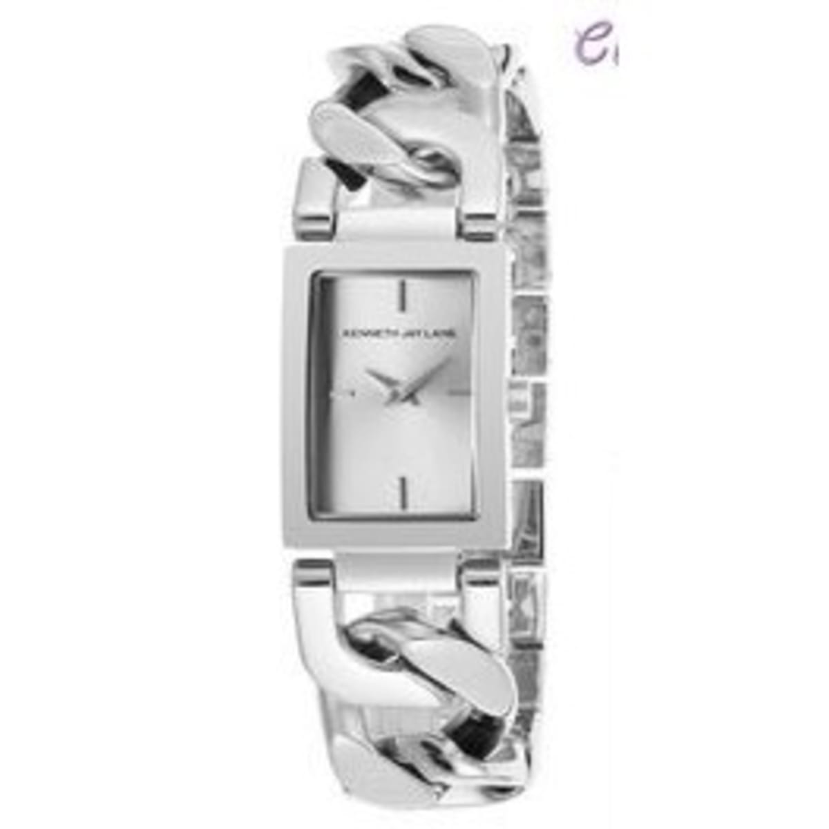 Kenneth Jay Lane Women s Chained Stainless Steel Watch Konga