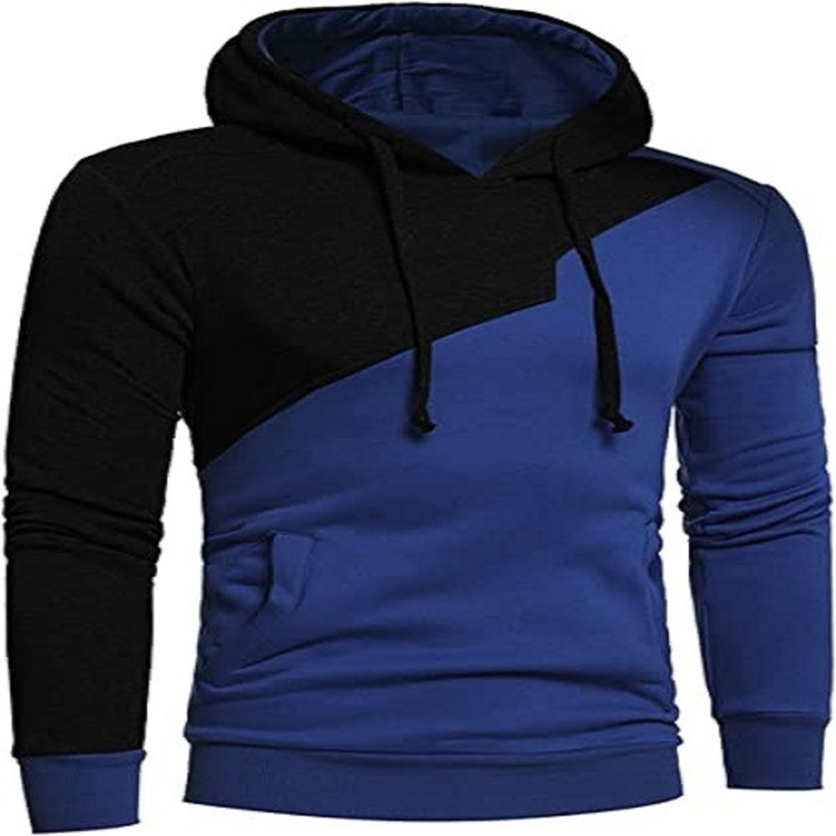 Black and new arrivals blue hoodie