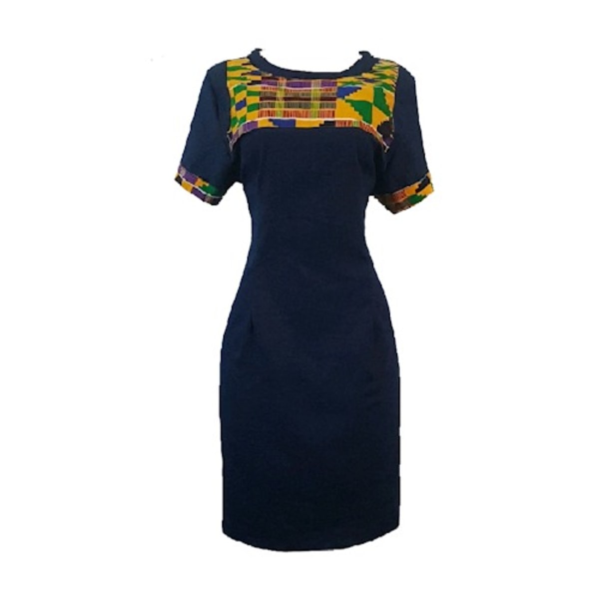 Latest jean gown with ankara patches sales