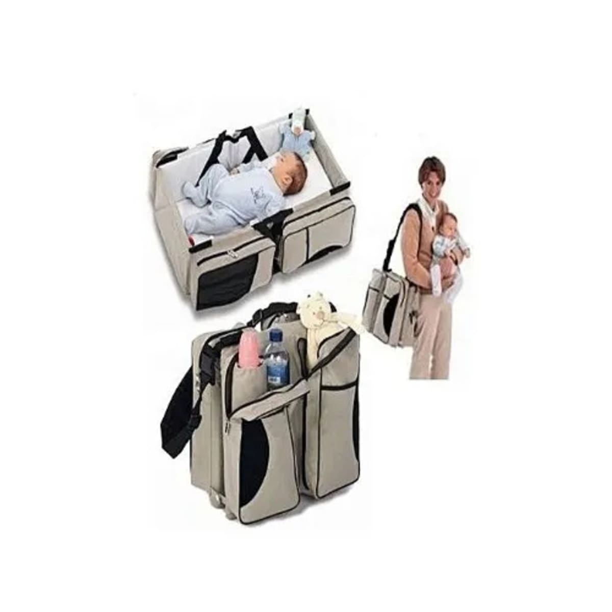 3 in 1 diaper bag sales travel bassinet