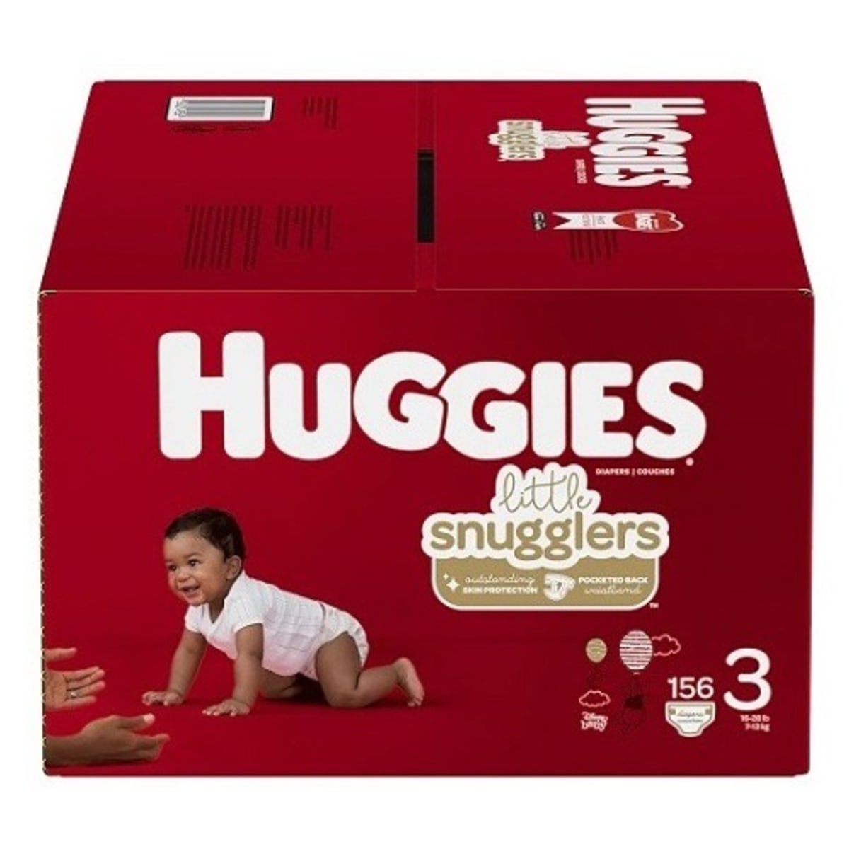 Huggies diapers size 3 little snugglers top