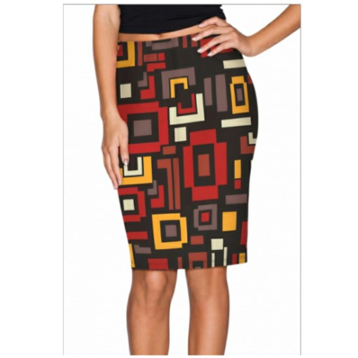 Midi pencil deals skirt plaid