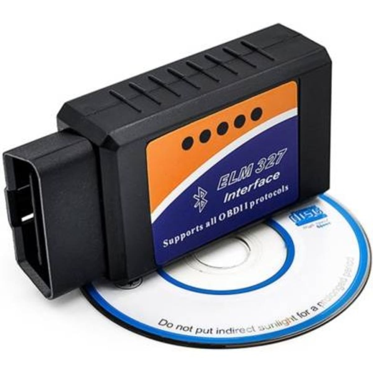 Mini ELM327 V2.1 OBD2 II Bluetooth Diagnostic Car Auto Interface Scanner CD