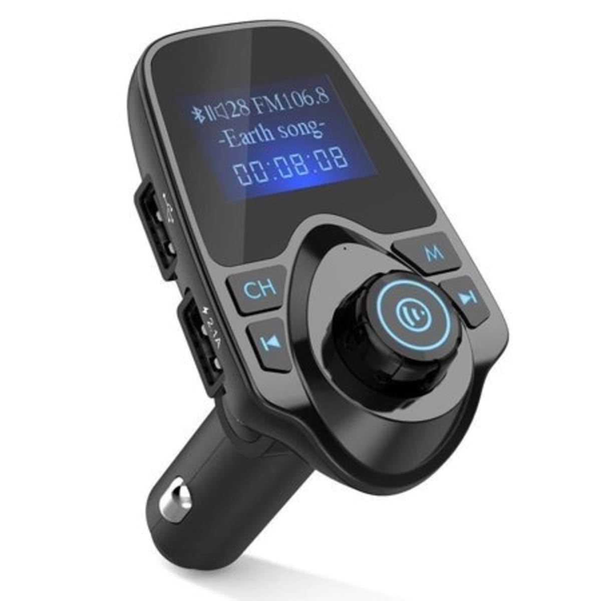 Bluetooth Fm Transmitter Handsfree Bluetooth Music Receiver Car Kit  Multifunction Wireless