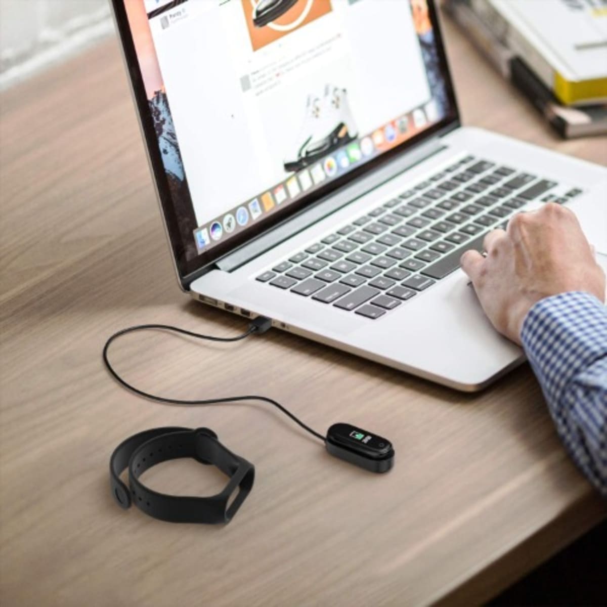 Mi smart band 4 charging 2024 cable