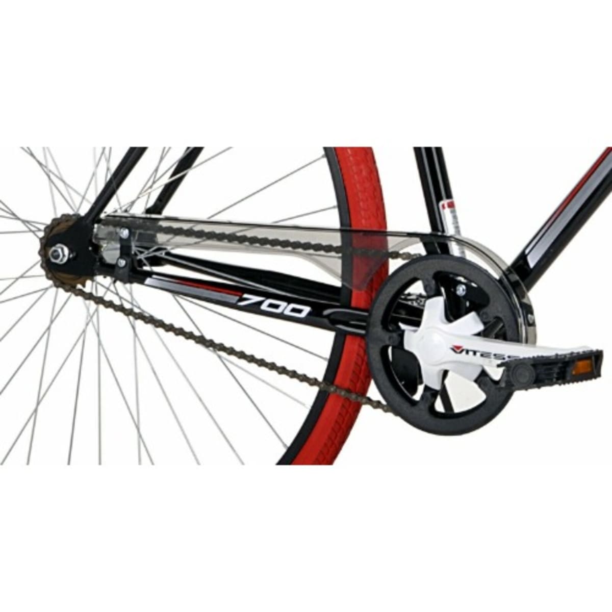 Kent Thruster 700C Men s Fixie Bike Black Red Konga Online