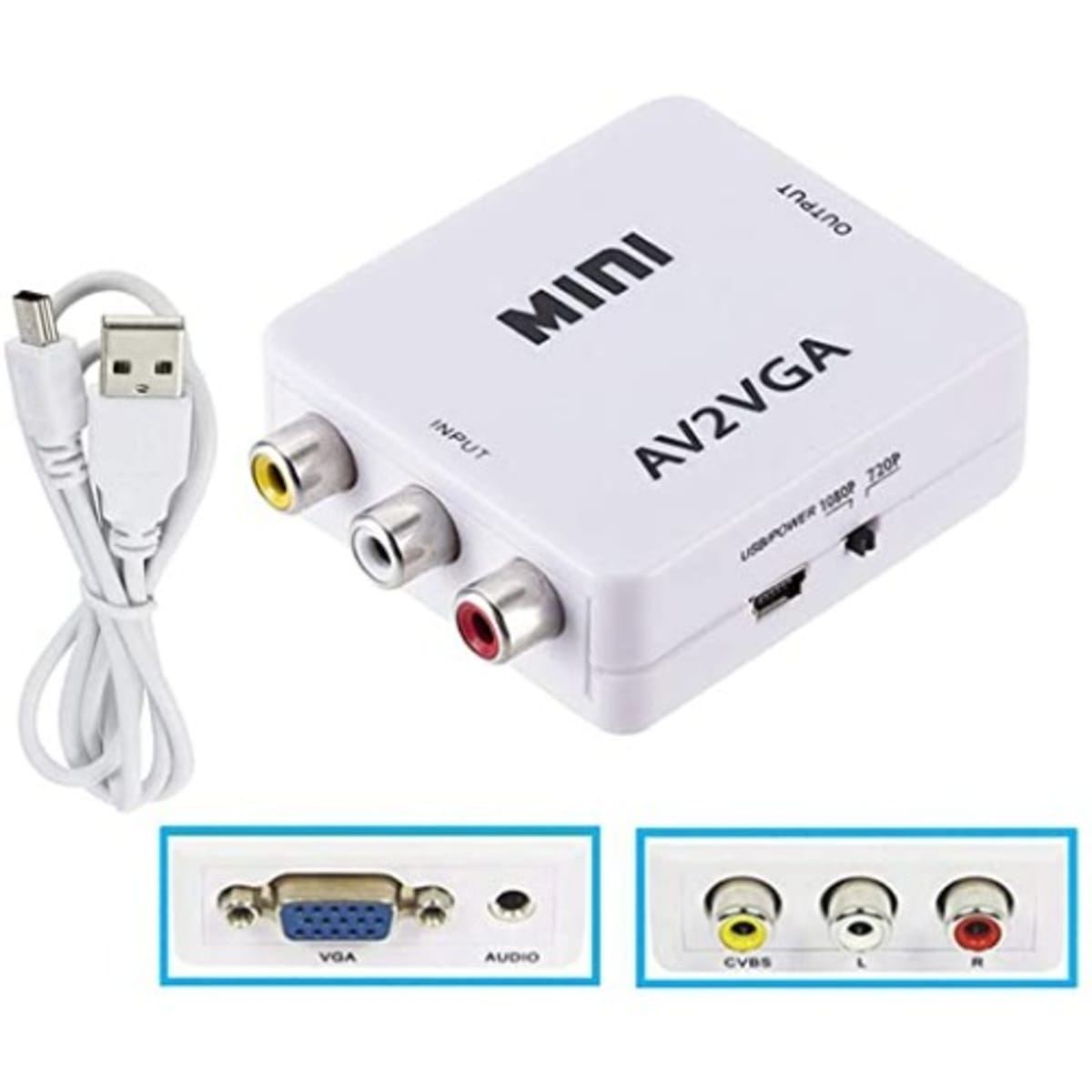 Mini Av To Vga Converter Konga Online Shopping