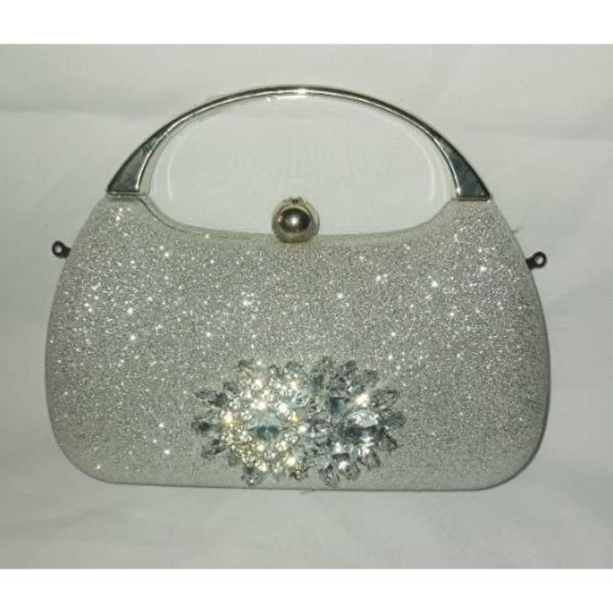 Silver hand purse on sale