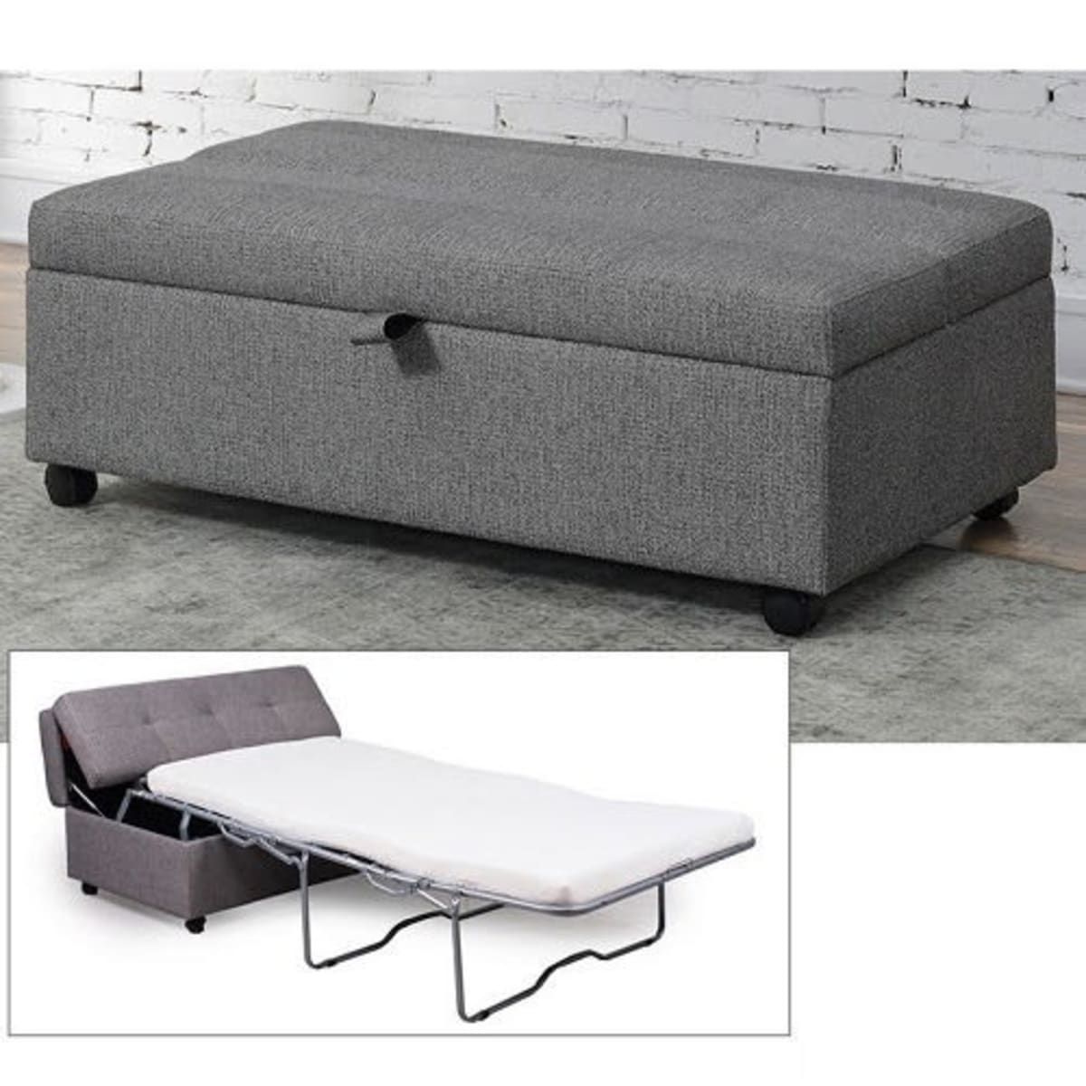 Synergy top sleeper ottoman