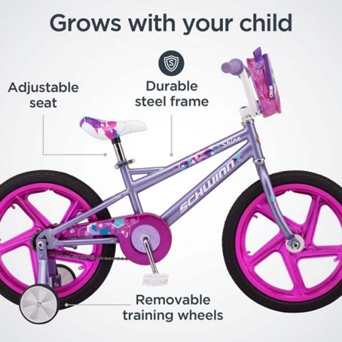 18 schwinn shine girl's bike new arrivals