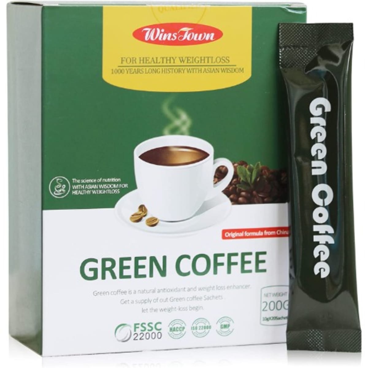 Green Slimming Coffee Fat Burning Coffee 20 Sachets Konga