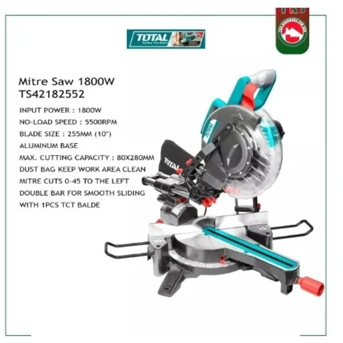 Total sliding top miter saw