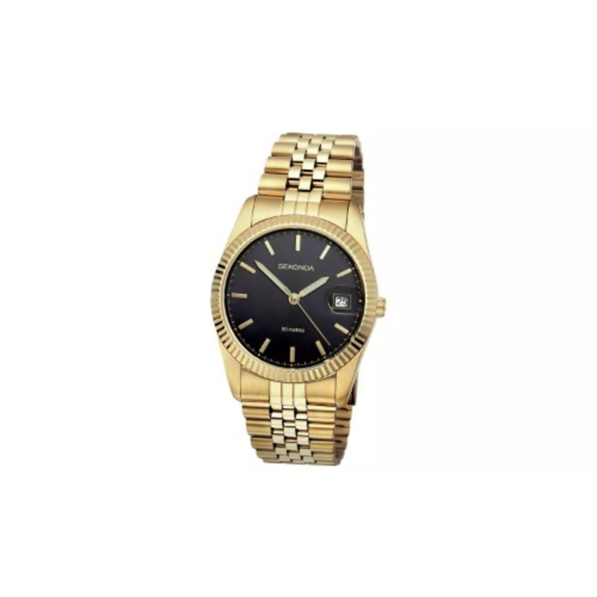 Sekonda men's gold plated bracelet watch cheap