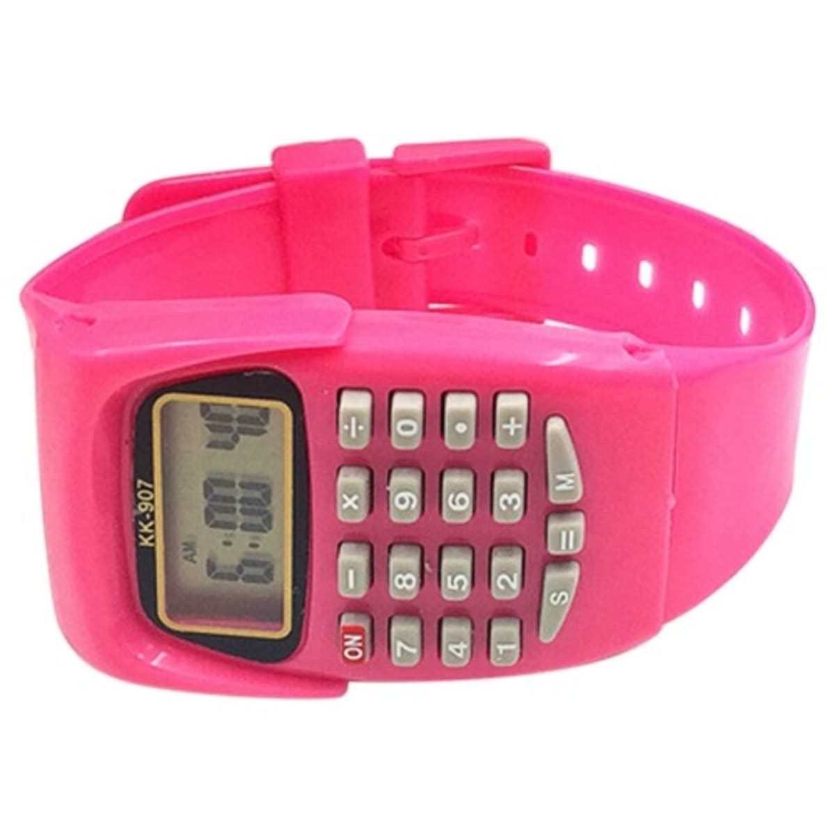 Pink store calculator watch