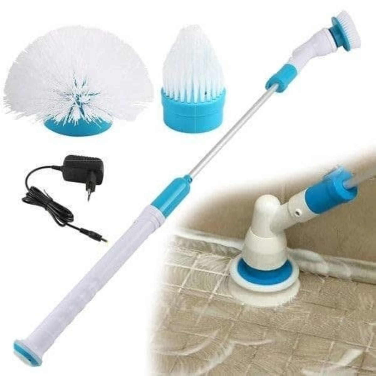 Spin clearance hurricane scrubber