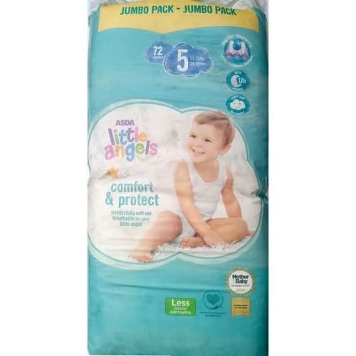Asda Little Angels Diapers Size 5 72 Count Konga Online Shopping
