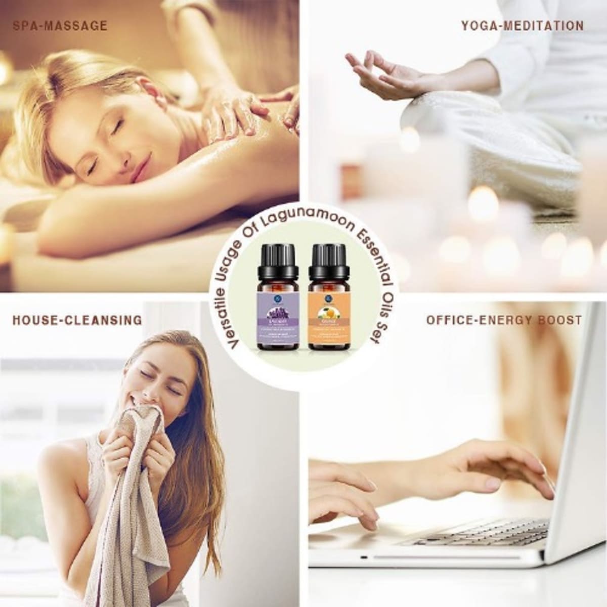 Lagunamoon Grapefruit Aromatherapy 100 Pure Essential Oils