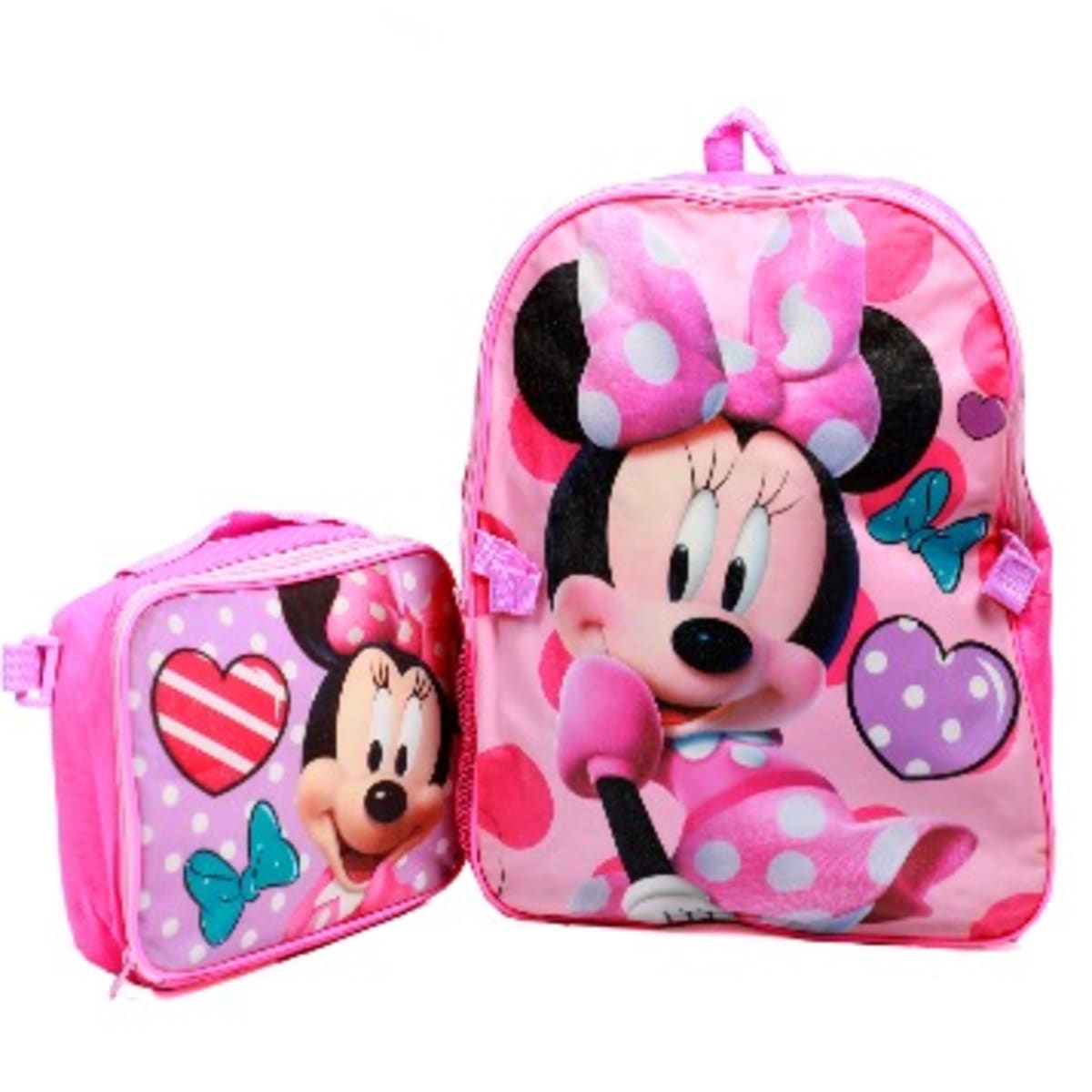 Disney's Minnie Mouse 5-Piece Backpack & Lunch Bag Set
