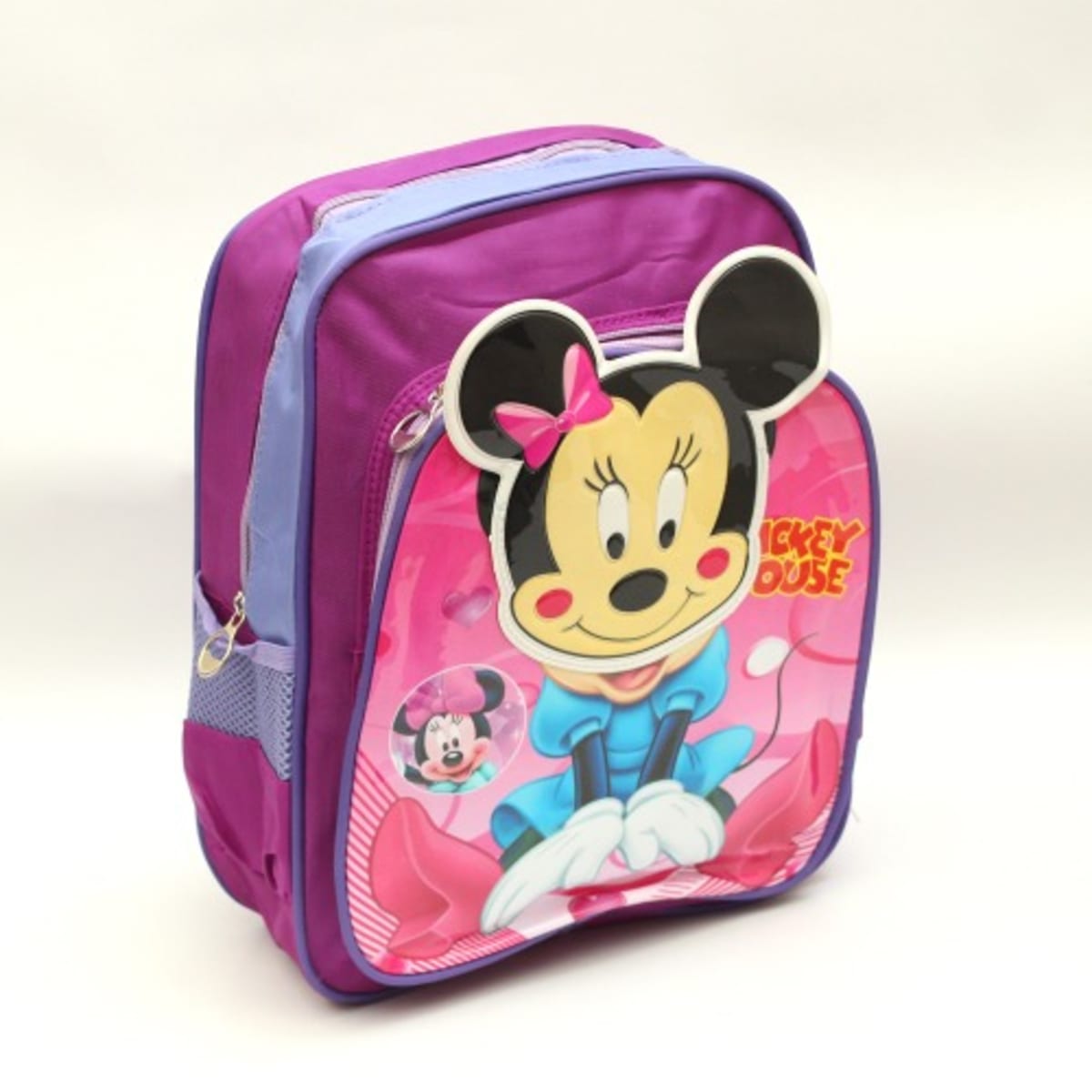 Mickey Mouse Cartoon School Bag For Kids Purple 26cm 13cm 32cm