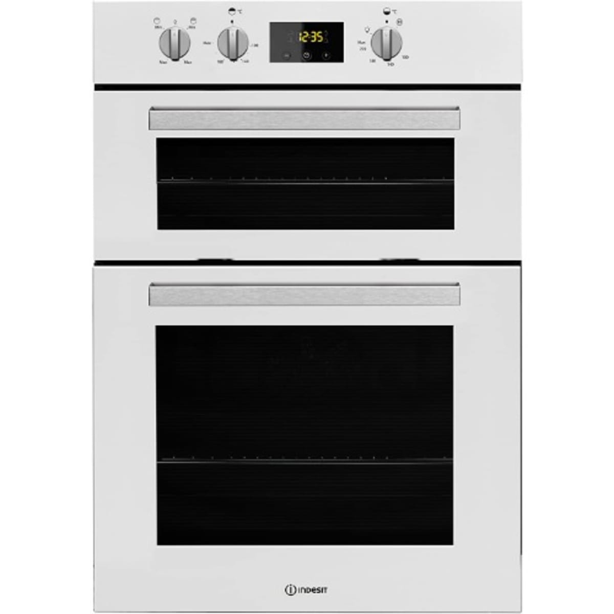 Indesit under on sale counter double oven