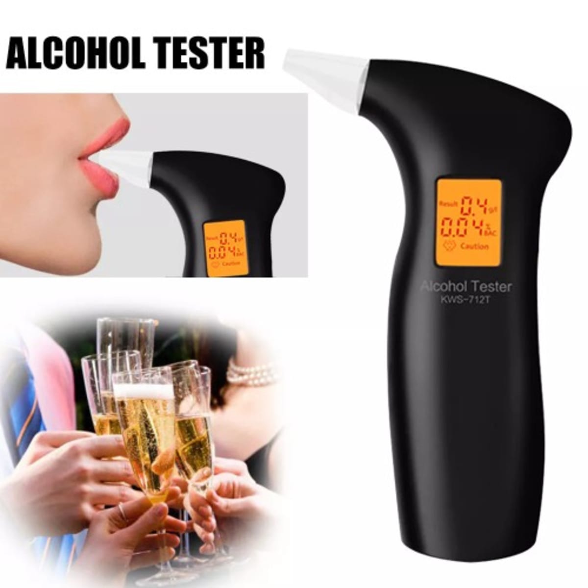KWS-712T Electronic Breath Test Alcohol Tester & Analyzer