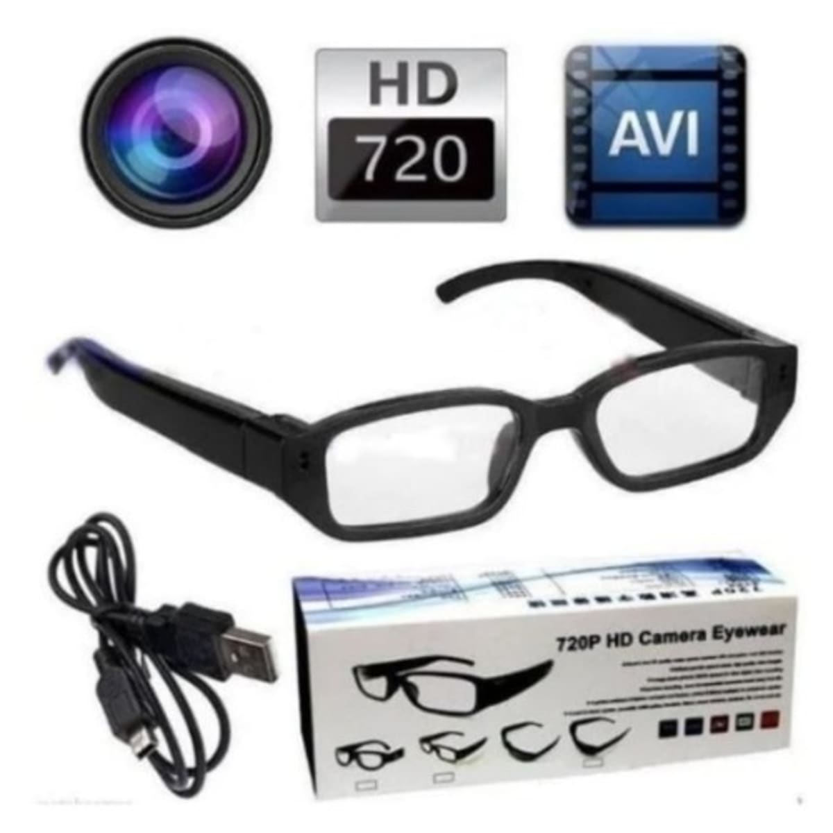 720p spy glasses sales