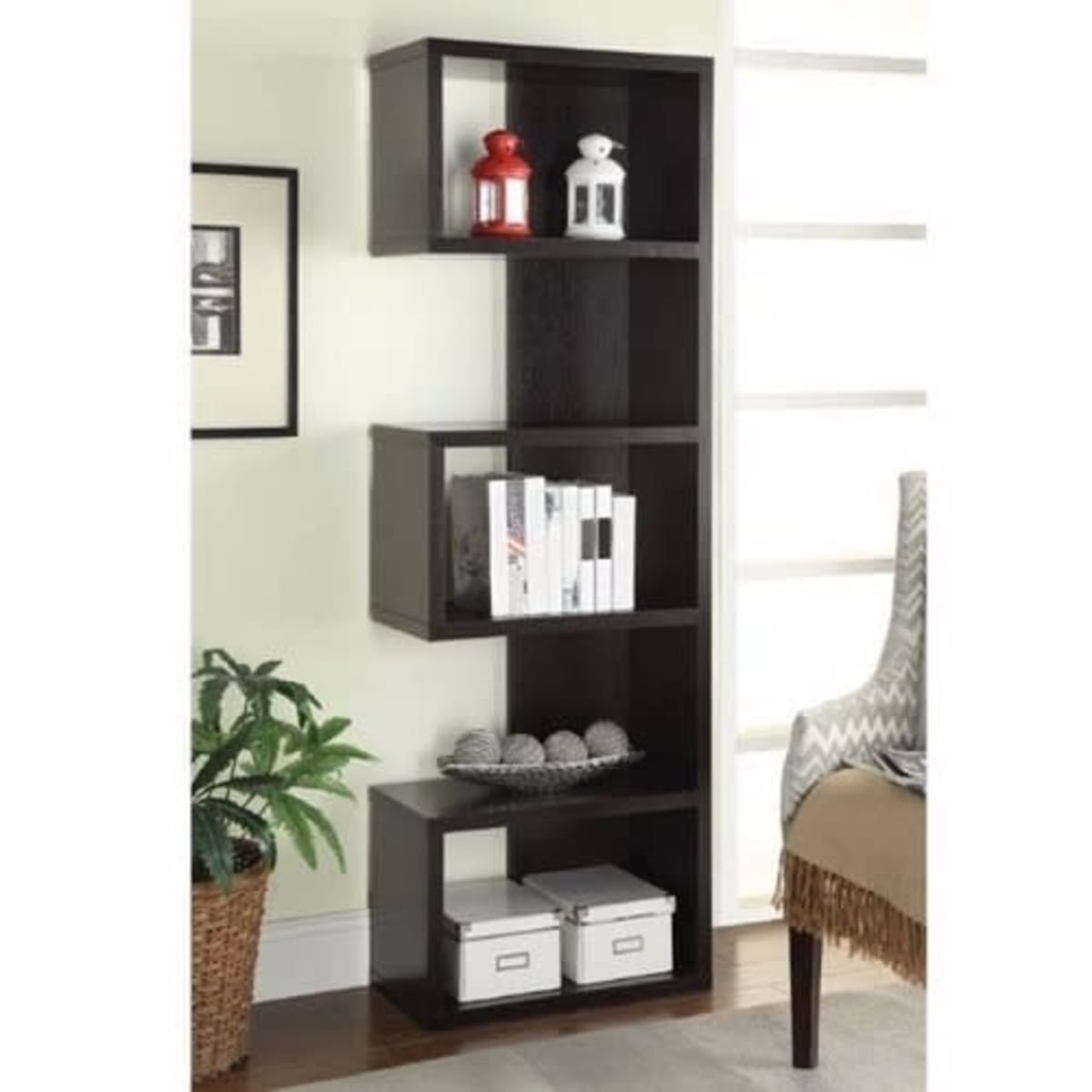 Backless bookshelf sale