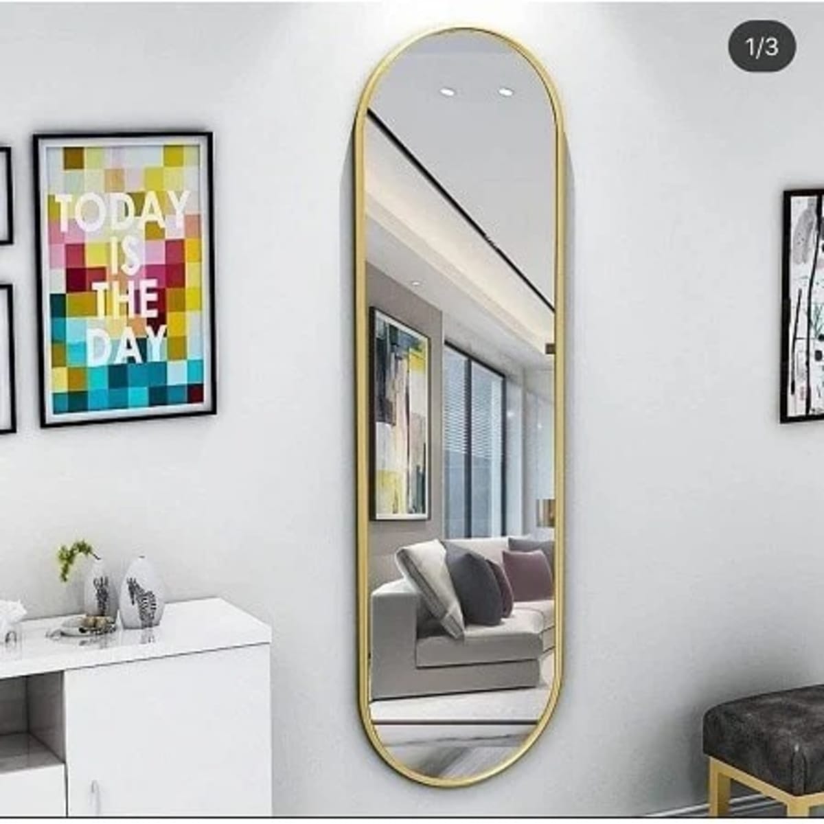 Oval dressing 2025 mirror