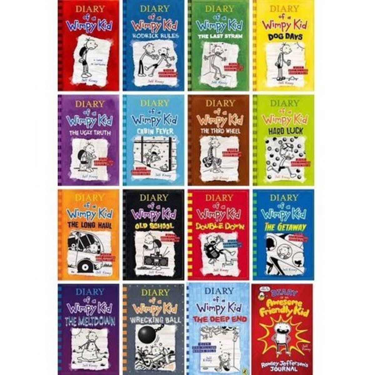 Diary Of A Wimpy Kid Collection 16 Books Konga Online Shopping