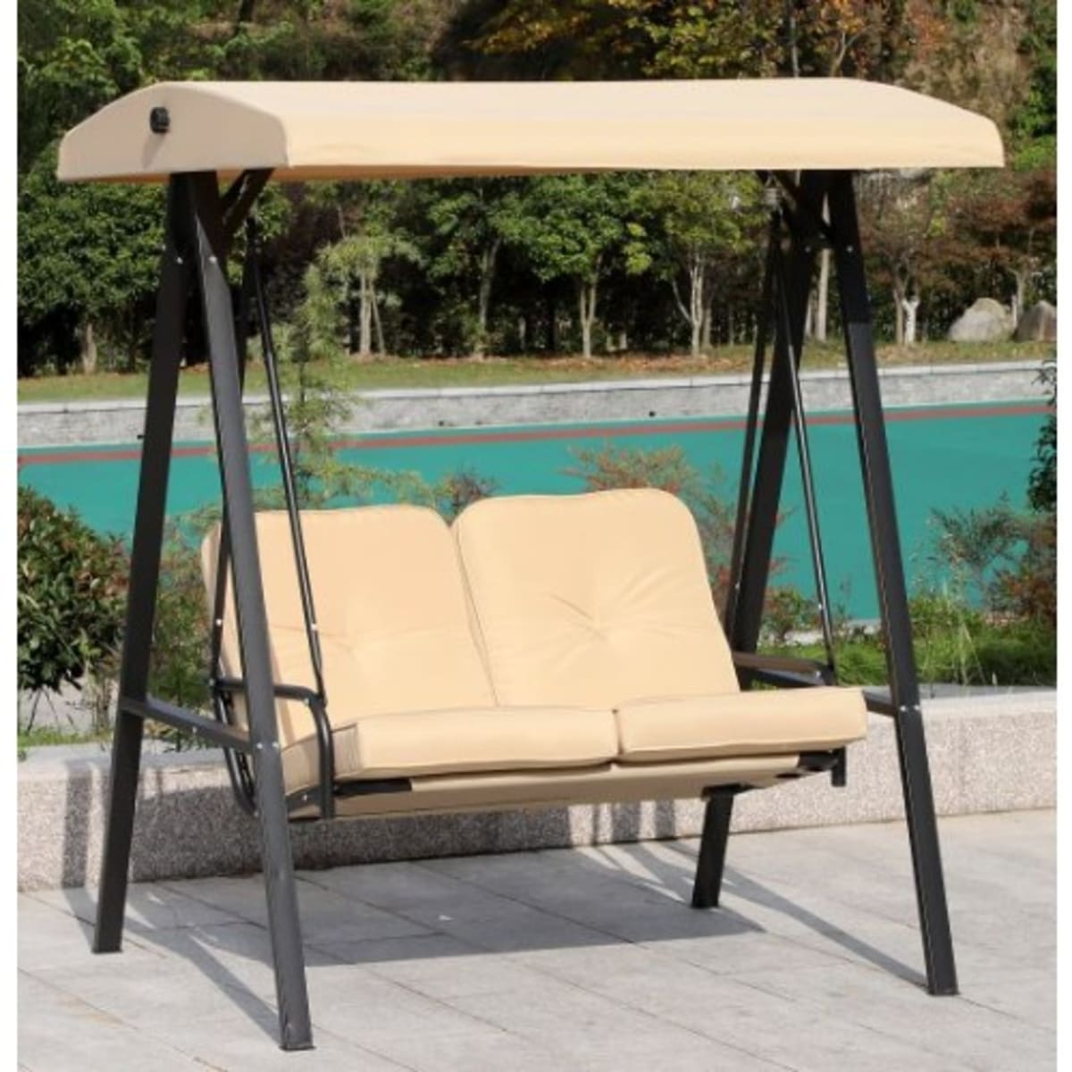 2 seater store swing chair