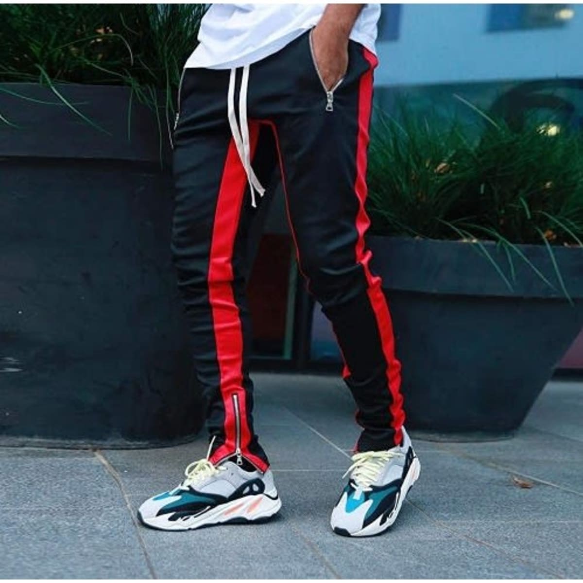 Men's hot sale striped joggers