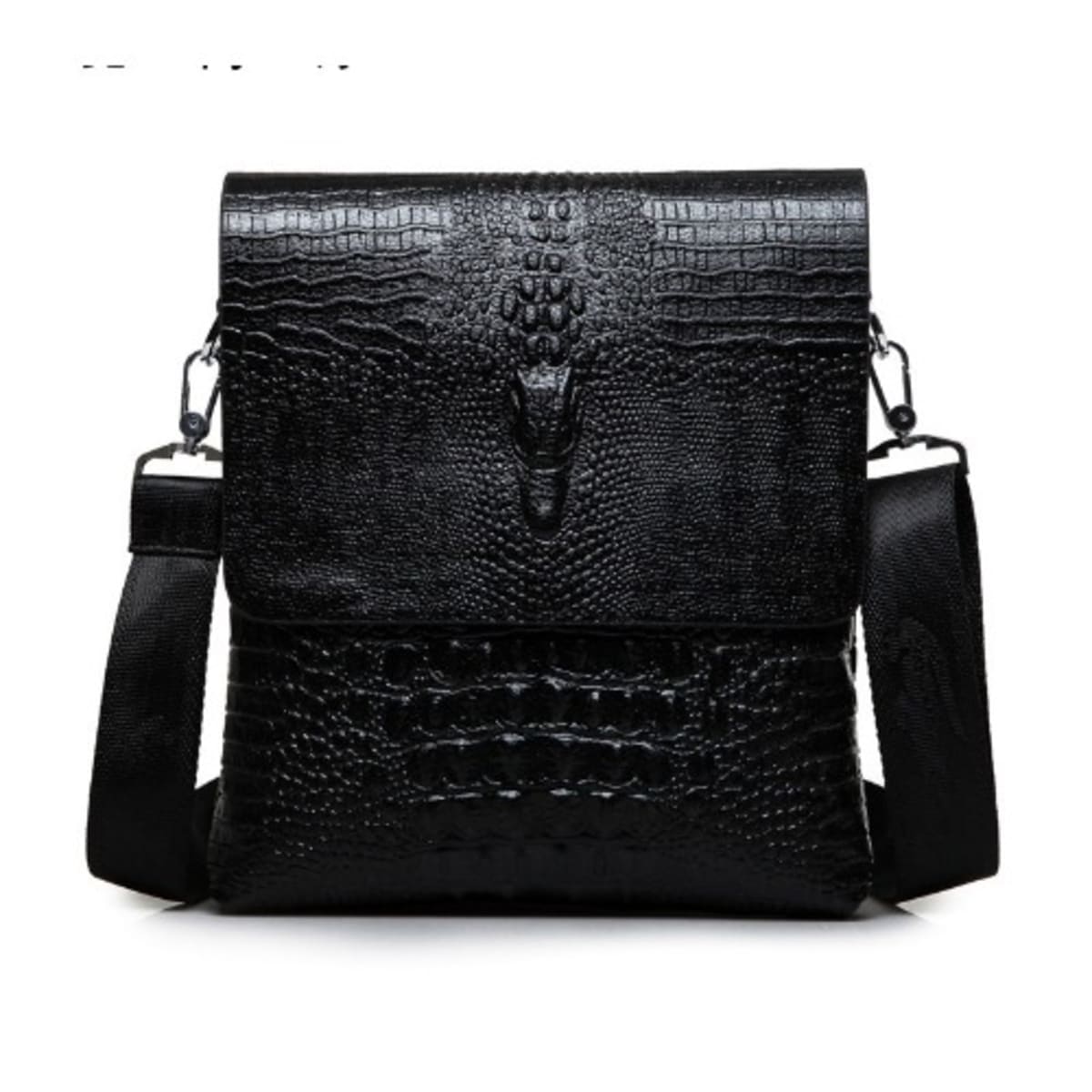 Crocodile Leather Travel Weekender Overnight Duffel Bag | Bags, Handbags  for men, Man bag