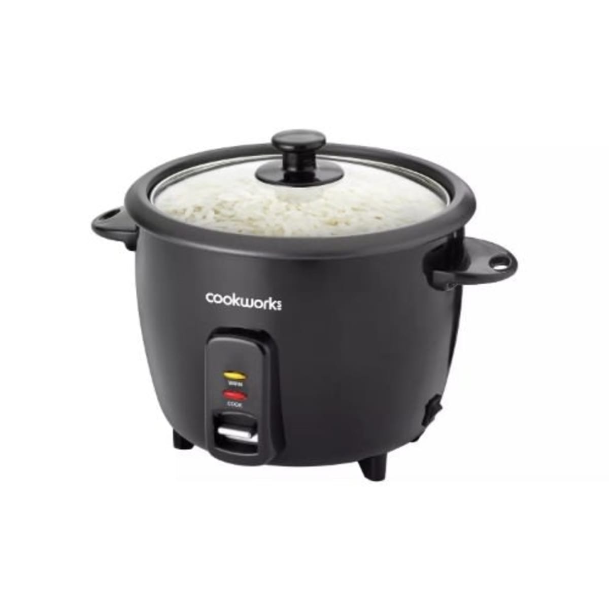 Cookworks 1.5l Rice Cooker 500w Black Konga Online Shopping