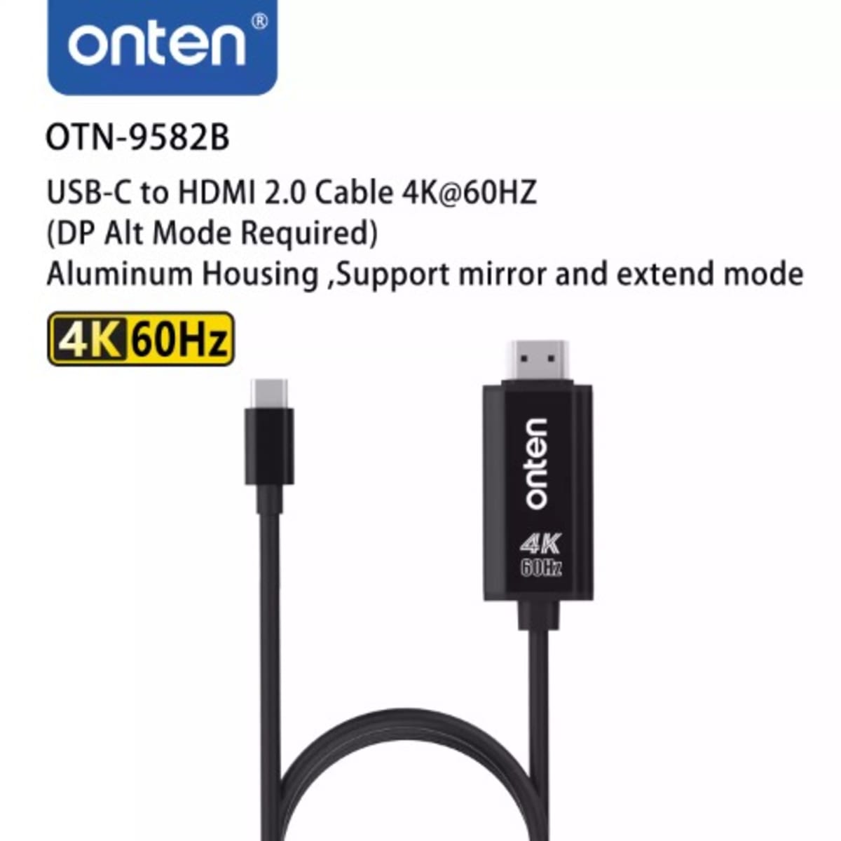 Usb c To Hdmi 2.0 Cable 1.8m Otn 9582b Konga Online Shopping