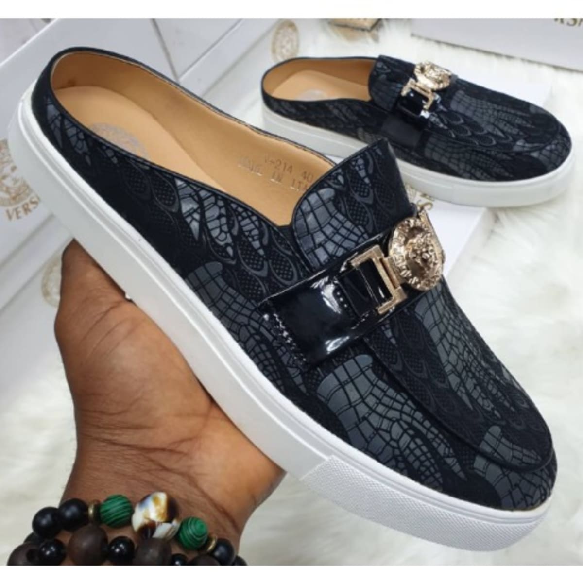 Versace half shop shoes